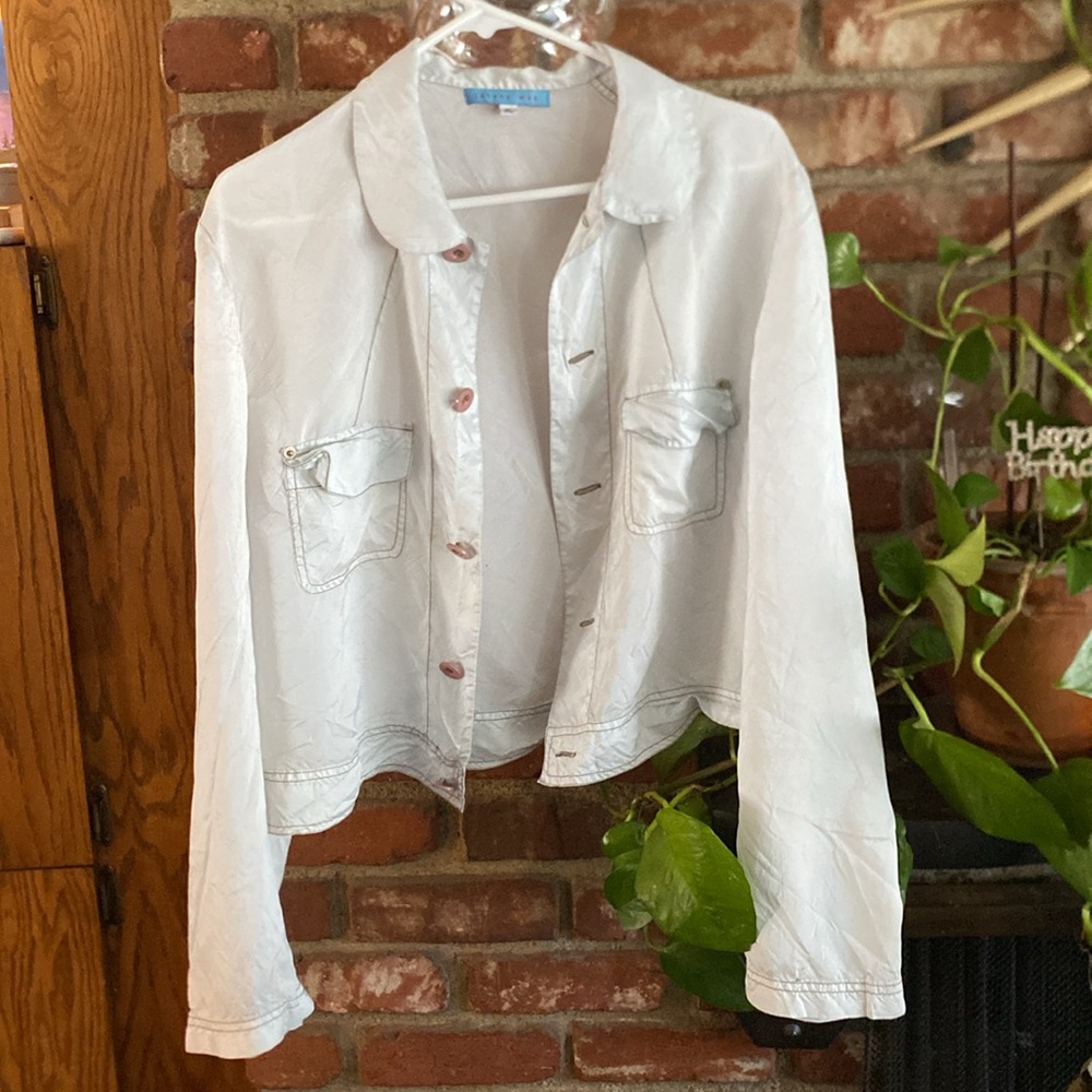 JOHNNY WAS Bohemian-Inspired Long Sleeve Light-Weight Jacket       SIZE XL